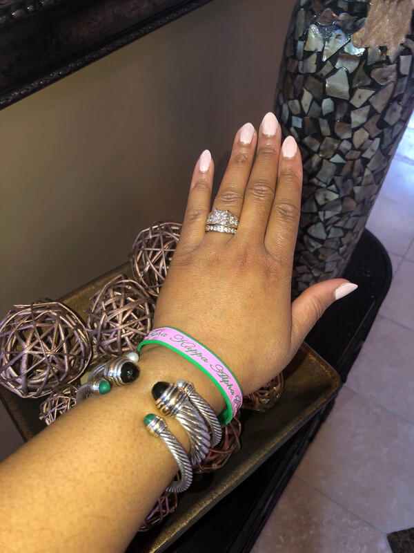Alpha Kappa Alpha wristband