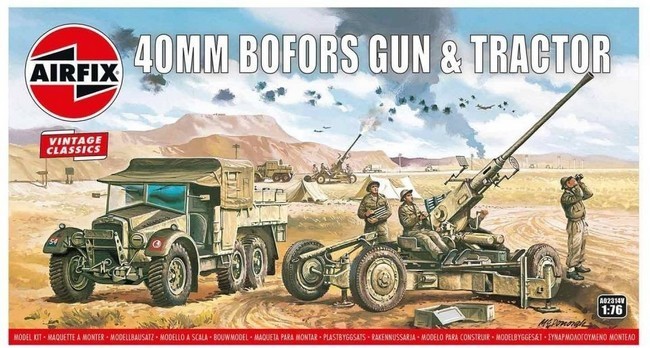 Bofors 40mm Gun &amp; Tractor (Modelbouw)