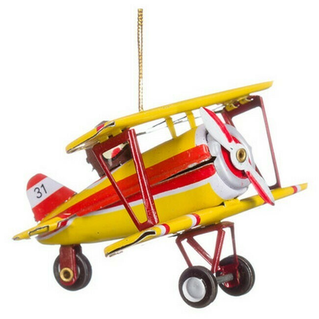 Penny Toy, dubbeldekker vliegtuig (kerst)