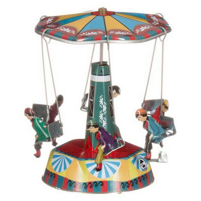 Carrousel met 6 zitjes uit India.