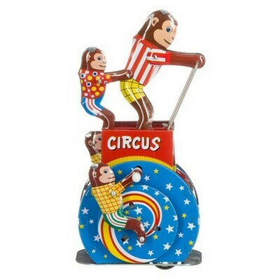 Circus apen op ton