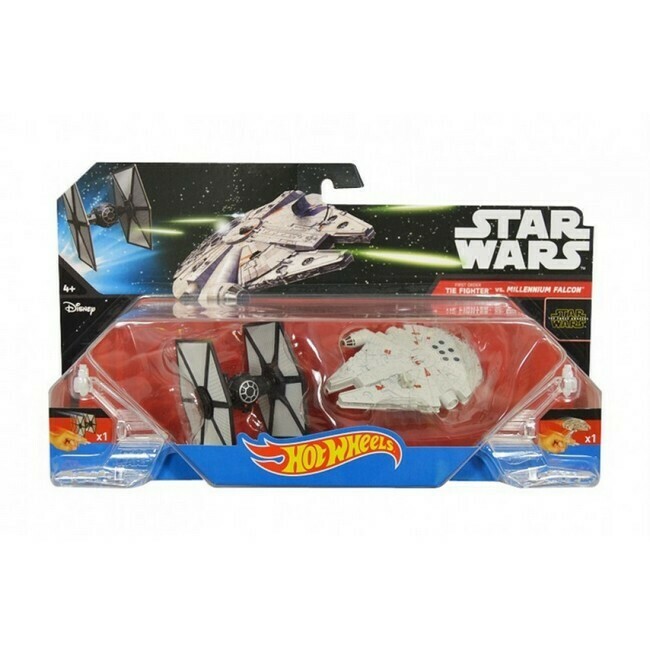 Star Wars  -  Tie Fighter versus Millennium Falcon