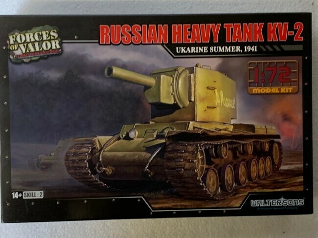 KV-2 Russian Tank (modelbouw)