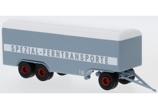 Gesloten aanhangwagen 3 assen