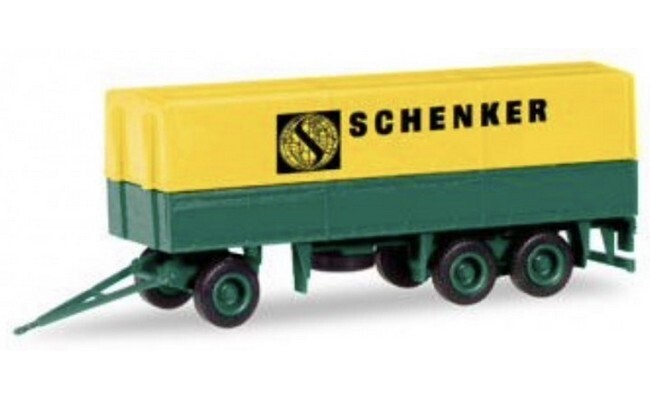 Aanhangwagen 3 assen (Mini kit)