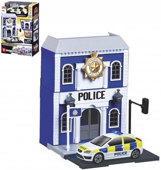 Bburago City &quot;Police Station&quot;  + Ford Focus ST