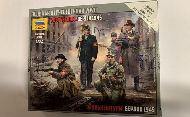 German volkssturm Berlin 1945 (Modelbouw)