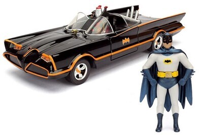Batman voertuigen en figuren.