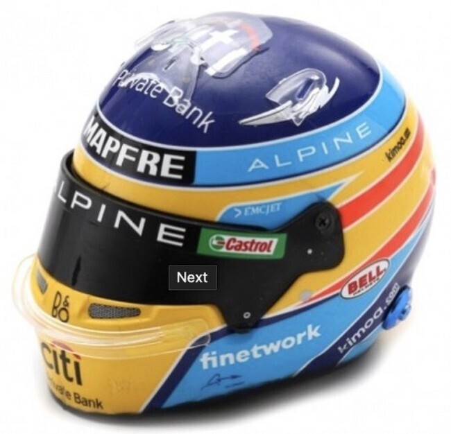 Helm Fernando Alonso