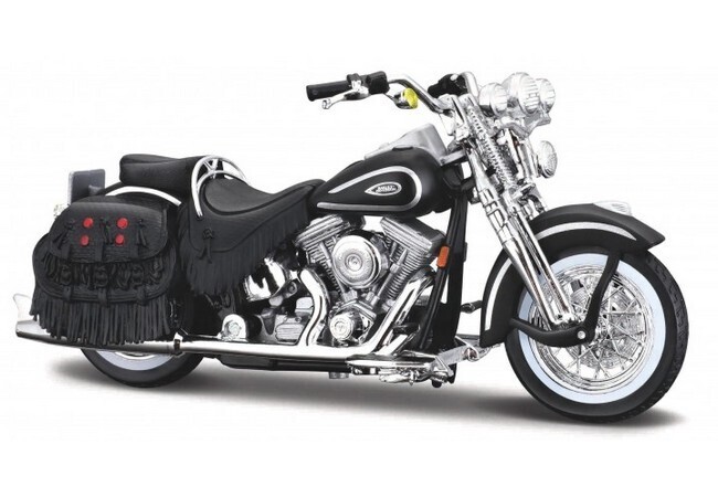 Harley-davidson  FLSTS Heritage Softail Springer (zwart)