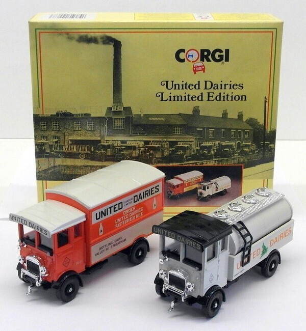 AEC Cabover &amp; Tanker Set - United Dairies