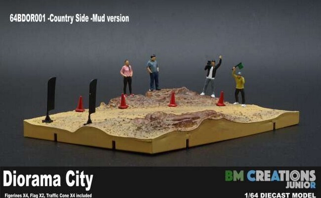 Rally Diorama Country Side Mud Version