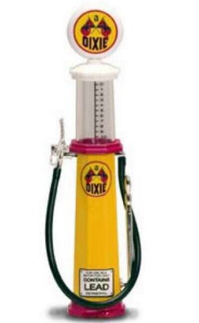 Benzinepomp met kijkglas Dixie