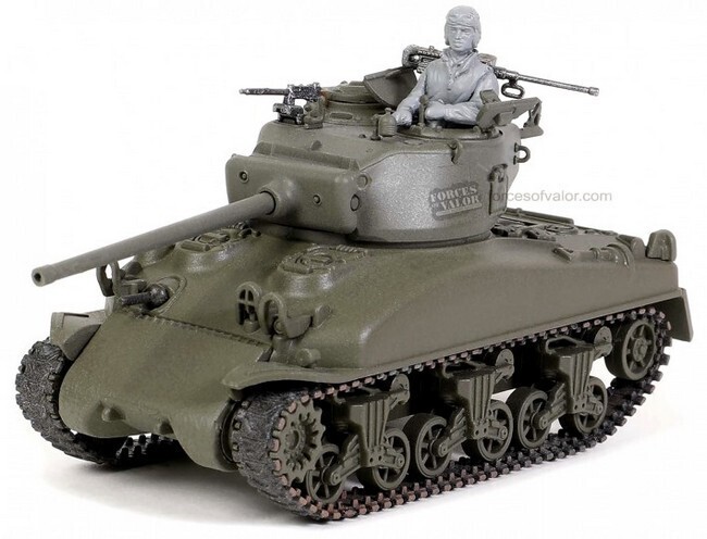 Sherman M4A1 (76) 33rd Armored Regiment (modelbouw)