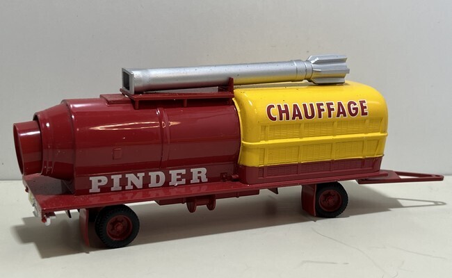 Circus Pinder - aanhangwagen chauffage