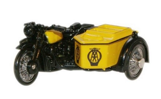 BSA Motor met zijspan - wegenwacht