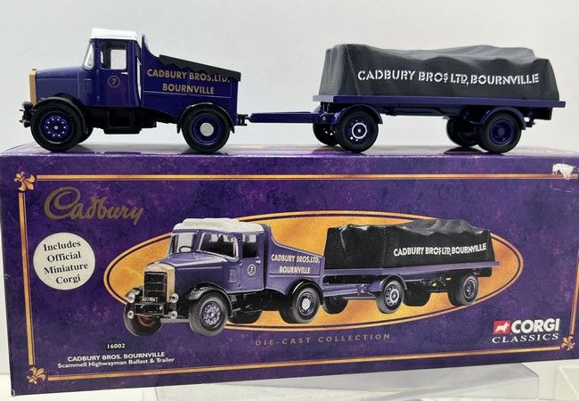 Scammell Highwayman Ballast met trailers
