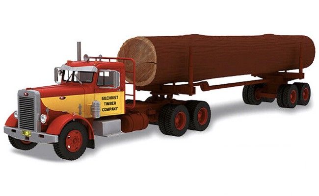 Peterbilt 281 met trailer