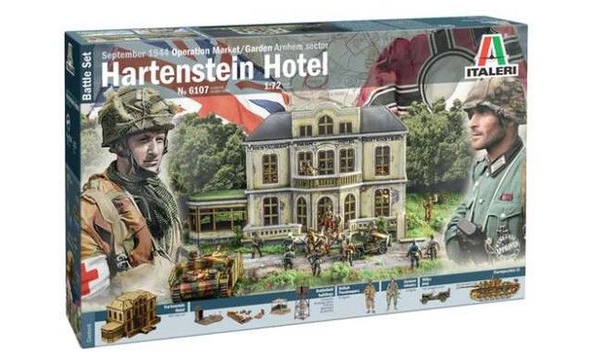 Hotel Hartenstein Arnhem - Operation Market Garden (modelbouw)
