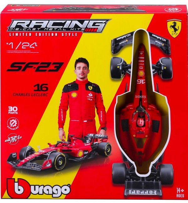 Ferrari SF23 -  Leclerc 2023 - Die Cast metal kits
