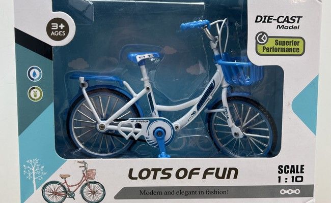 Meisjes fiets blauw