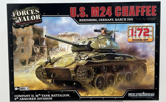 M24 Chaffee tank ( modelbouw )