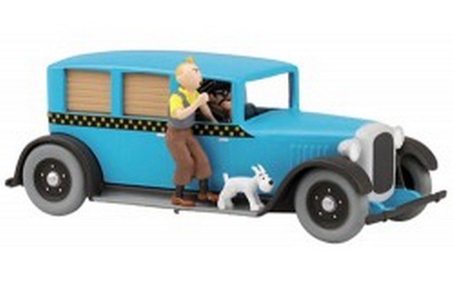Kuifje in Amerika - Checker taxi