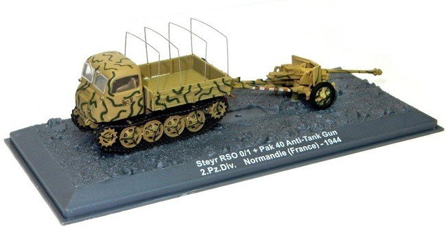 Steyr RSO/01 + Pak 40 Anti-Tank Gun