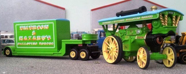 Circus Emmerson &amp; Hazard's - Burrell Showman's Locomotive