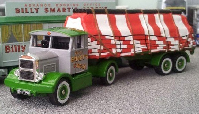 Circus Billy Smart - Scammell Handyman &amp; Tent Trailer