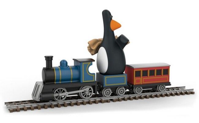 Wallace &amp; Gromit - Feathers McGraw &amp; Locomotive