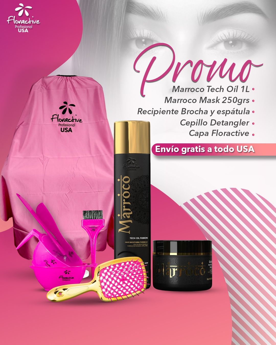 **KIT W MARROCO TECH OIL FUSION FREE SHIPPING**