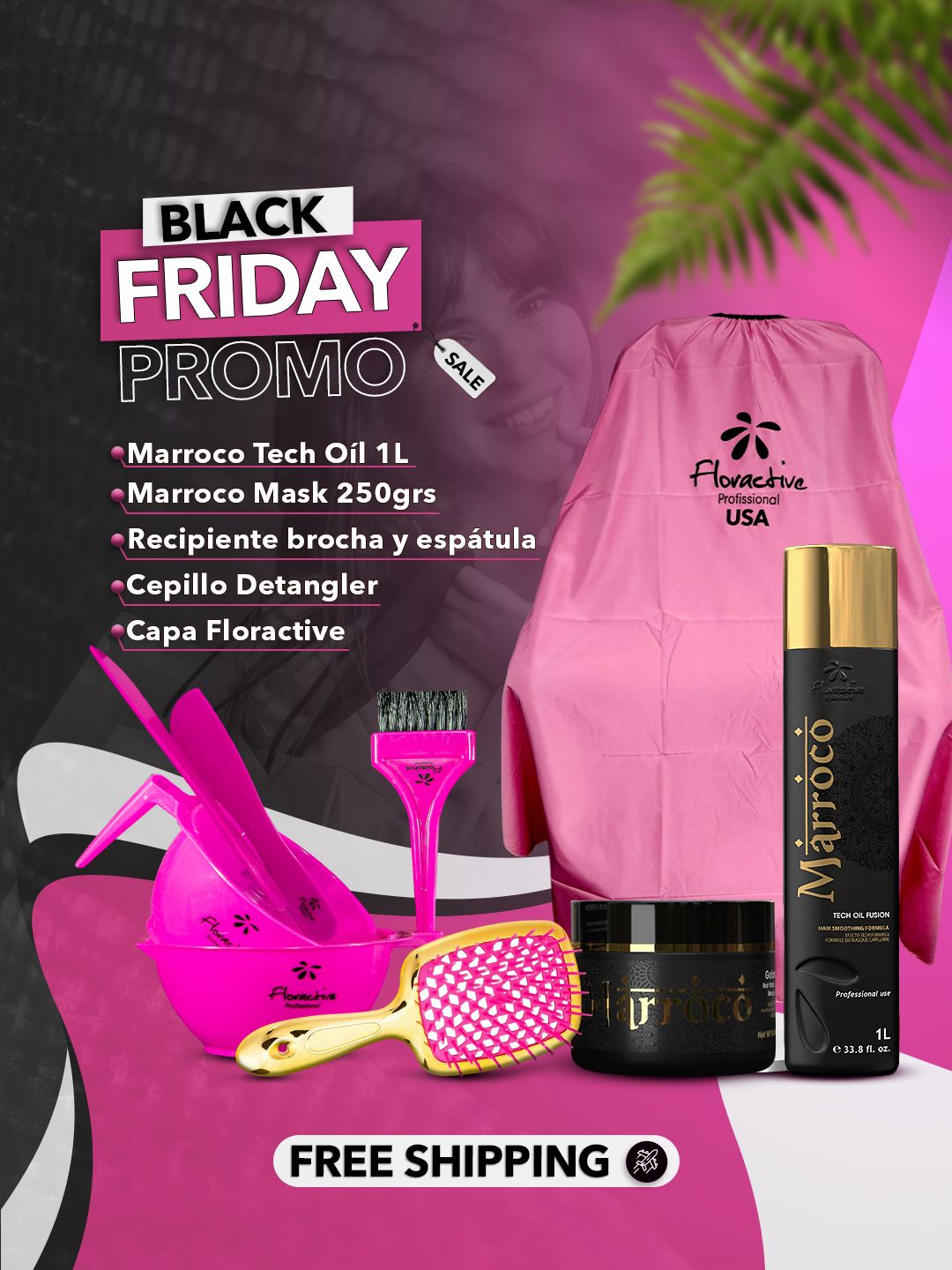 BLACK FRIDAY MARROCO TECH OIL 1L FREE SHIPPING