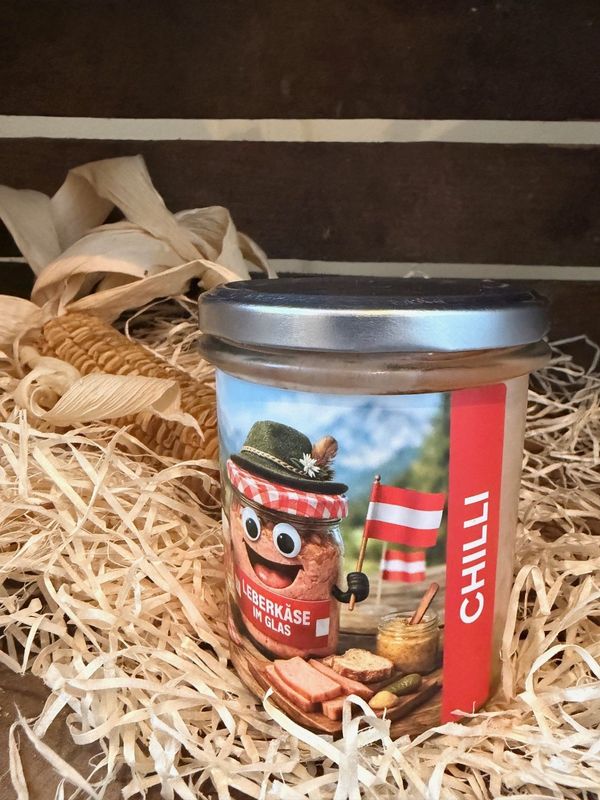 Leberkäse im Glas Chilli ca 35 dag