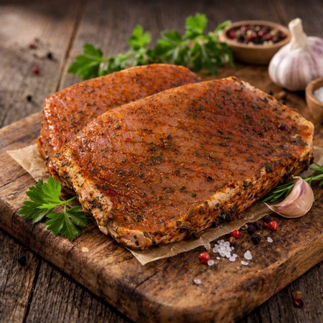 Bauernkotelett mit Bärlauch ca 25 dag