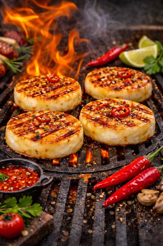 Grillkäse Chili 2 Scheiben ca 25 dag