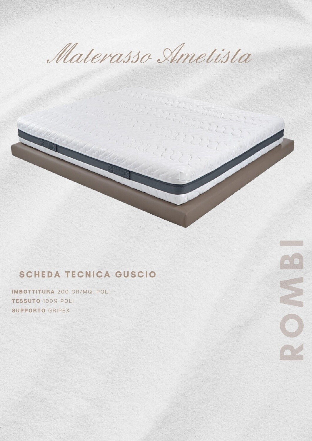 MATERASSO AMETISTA MATRIMONIALE 160X190