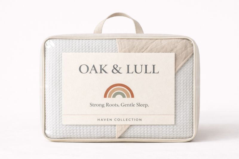 Haven Waffle Reversible Quilt (White)