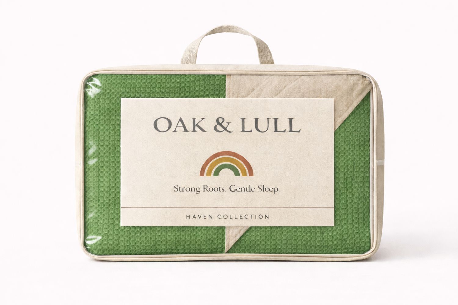 Haven Waffle Reversible Quilt (Bright Green)