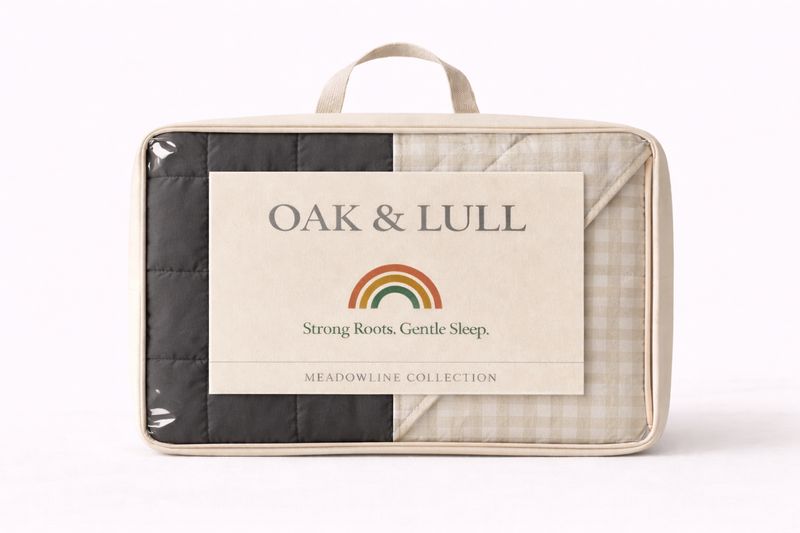 Meadowline Collection – Reversible Polycotton (Black)