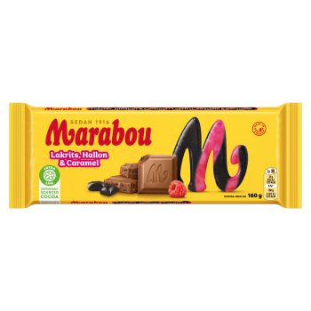 Marabou Himbeer, Lakritz &amp; Karamell