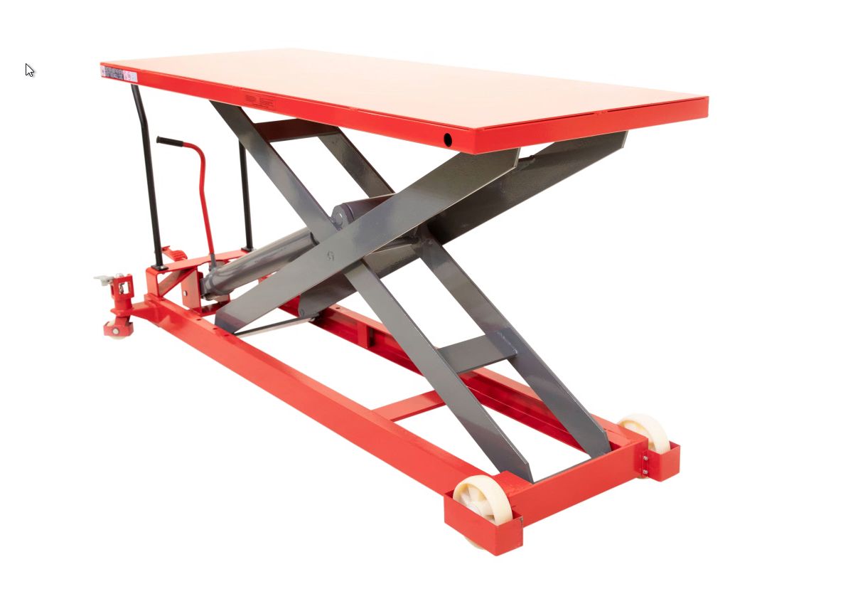Table élévatrice mobile manuelle