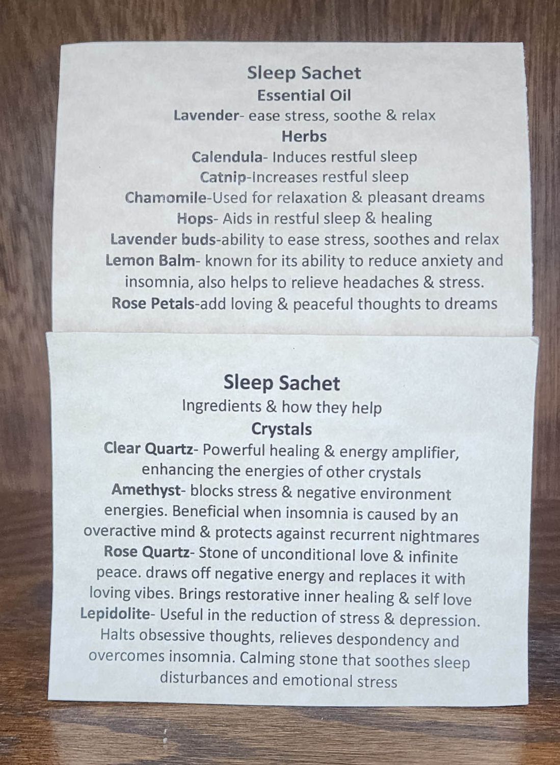 Sleep Sachet