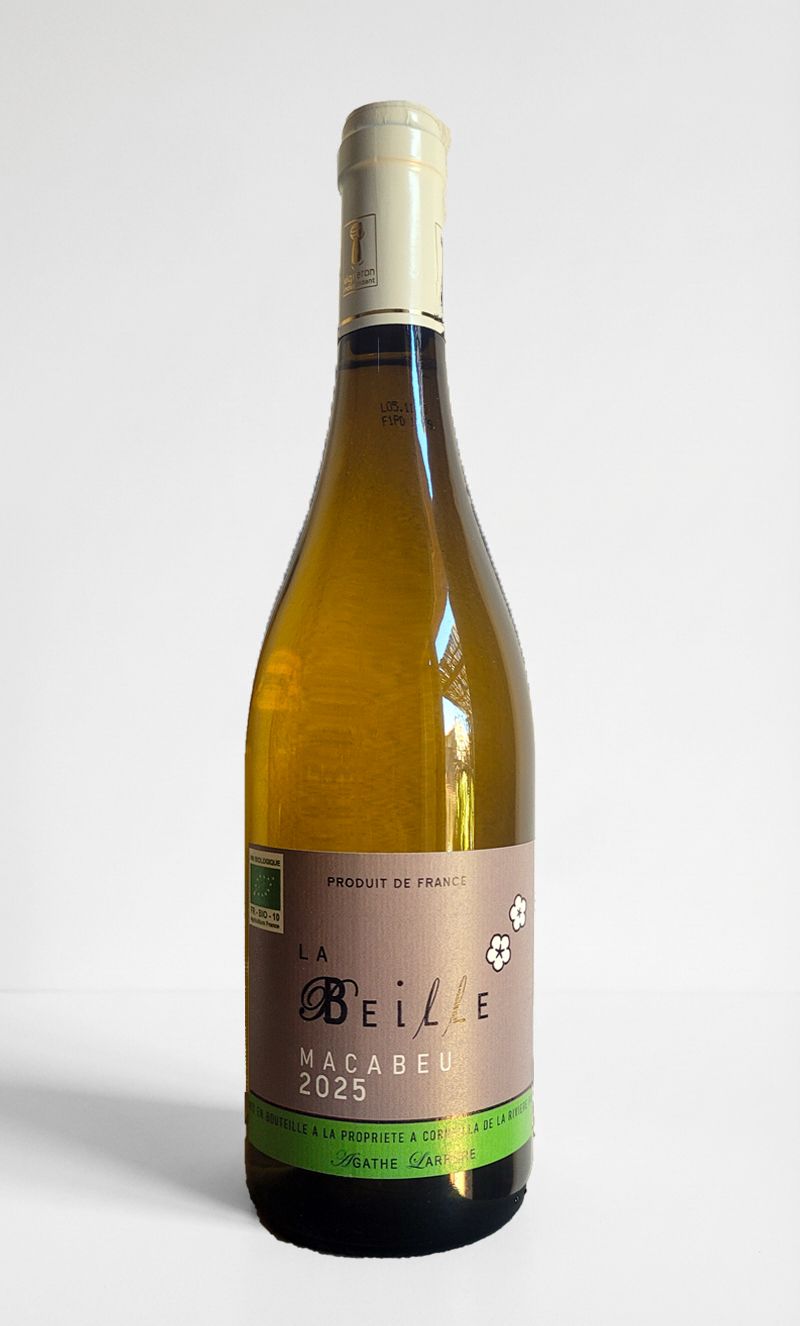 MACABEU 2025 11,25 € la bouteille au lieu de 12,50€ (vendu par carton de 6 bouteilles)