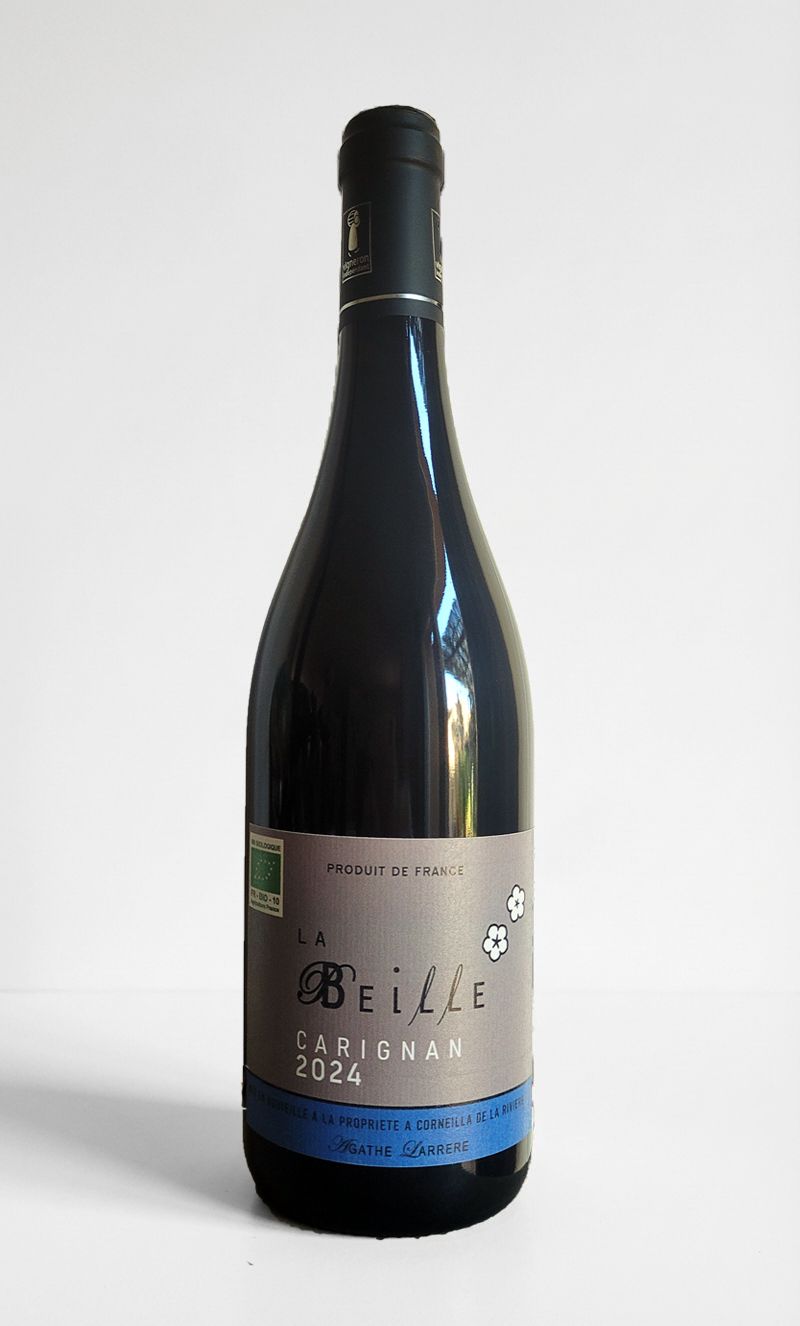 CARIGNAN 2024 14,40€ la bouteille au lieu de 16€  (vendu par carton de 6 bouteilles)