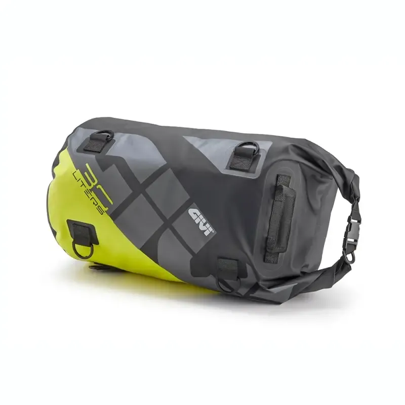 GIVI BORSA RULLO IMPERMEABILE 30 LT EA114YB - (Grigio/Giallo)