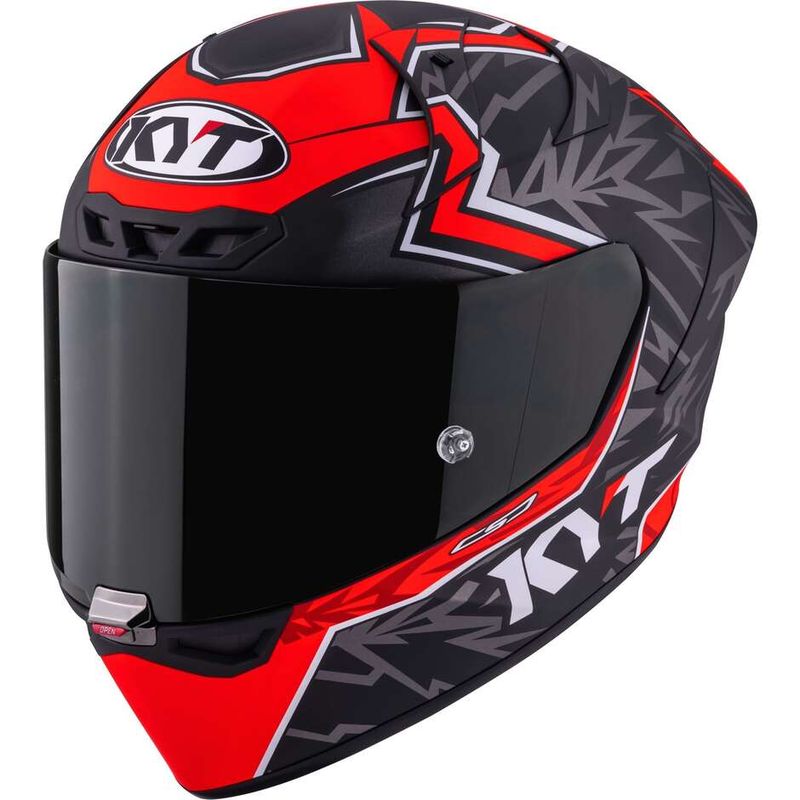 Casco Integrale KYT R1R CARBON ACCELLERATOR - (Red)