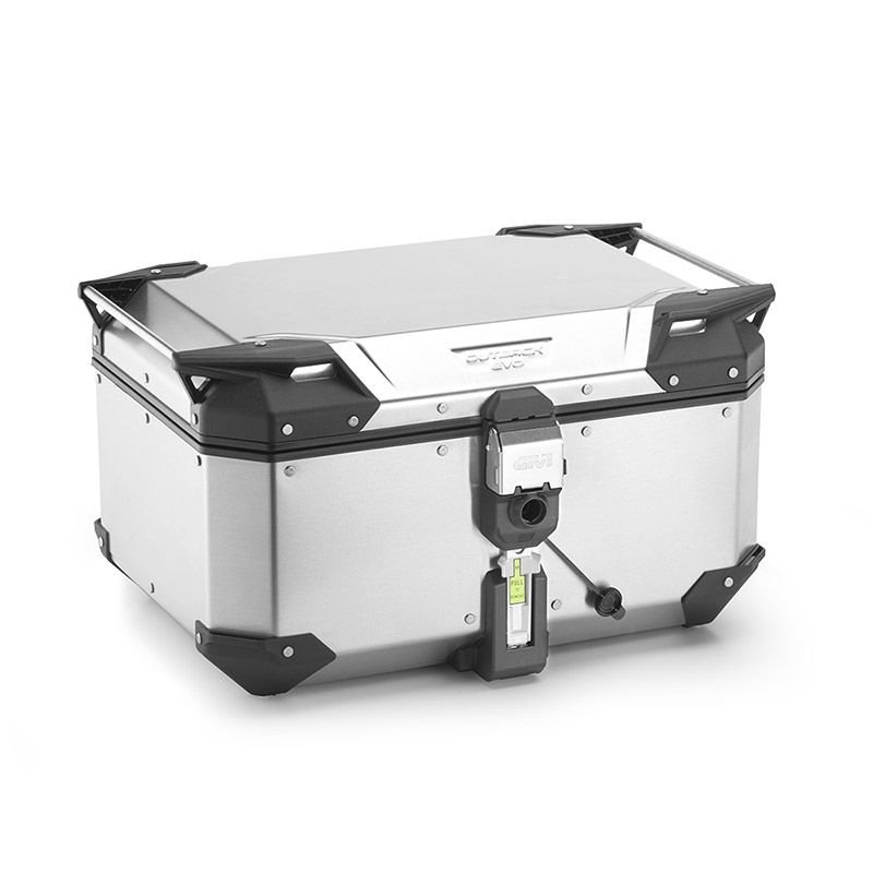 GIVI BAULETTO TREKKER OUTBACK EVO 58 SMART LOCK ALLUMINIO NATURALE