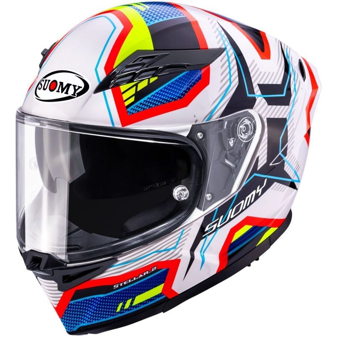 Casco Integrale SUOMY STELLAR 2 BLACKSTAR - (White/Blue)