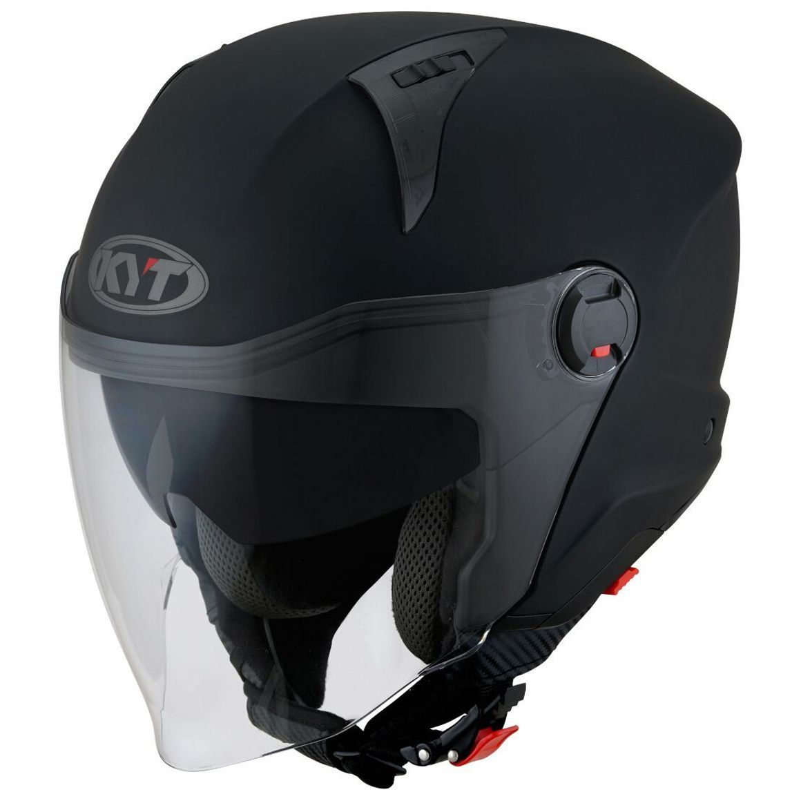 Casco Jet KYT D-CITY PLAIN - (Matt Black) Casco Jet KYT D-CITY PLAIN - (Matt Black)